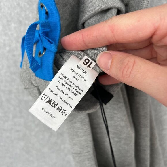 Satva Boys Playtime Jogger Size 4T Organic Cotton Modal Gray Blue Casual NEW - Picture 9 of 10